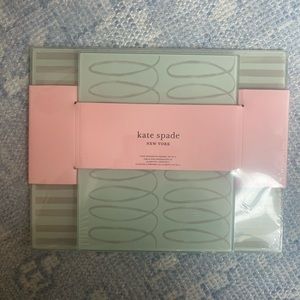 NWT Kate Spade Food Preparation Board Set of 2 - Charlotte Street Grey